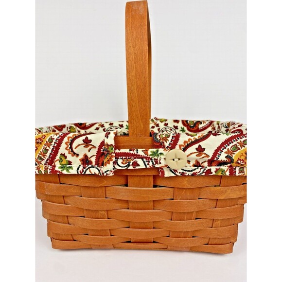 Longaberger Bundle: Halloween Trick or Treat Bag Spring Spice Basket & BB Tie On - Picture 2 of 16